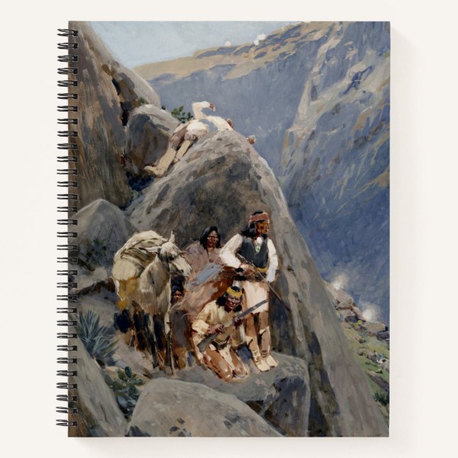 Apache-Krieger: Hinterhalt in der amerikanischen K Notizbuch (Vorderseite)