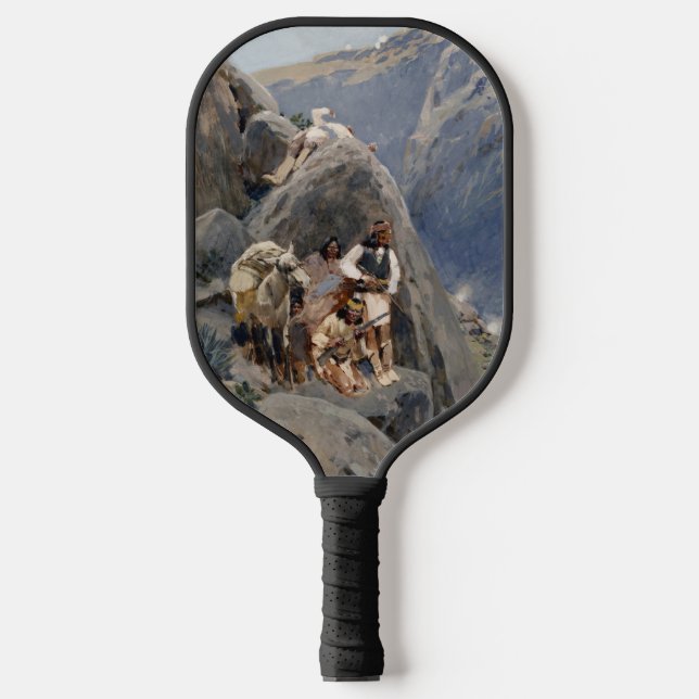 Apache-Krieger: Hinterhalt in der amerikanischen K Pickleball Schläger (Vorderseite)