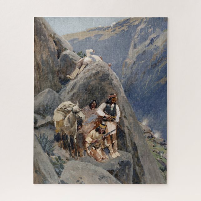 Apache-Krieger: Hinterhalt in der amerikanischen K Puzzle (Vertikal)