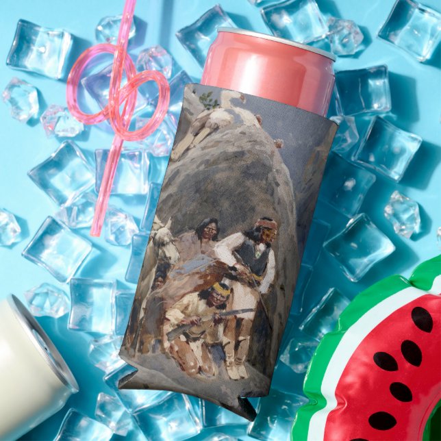 Apache-Krieger: Hinterhalt in der amerikanischen K Selters Dosenkühler (In Situ Sommer)