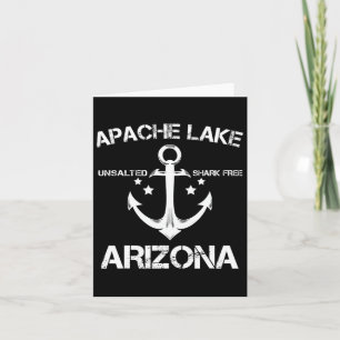 Apache Lake Arizona Funny Fishing Camping Summer G Karte