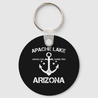 Apache Lake Arizona Lustiges Angeln Camping Sommer Schlüsselanhänger