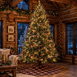 Apache Peaks Polyester Weihnachtsbaumdecke
