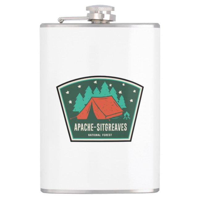 Apache-Sitgreaves National Forests Camping Flachmann (Vorderseite)