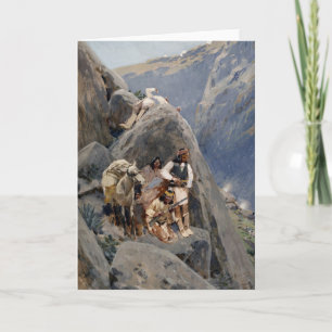 Apache Stamm Kämpfen Amerikanische Ureinwohner Kri Karte