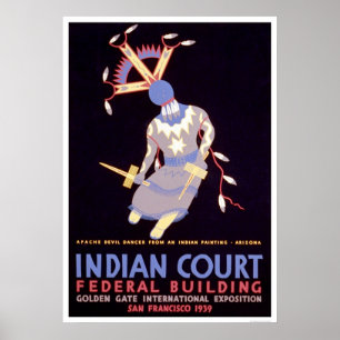 Apache-Teufel-Tänzer WPA 1939 Poster