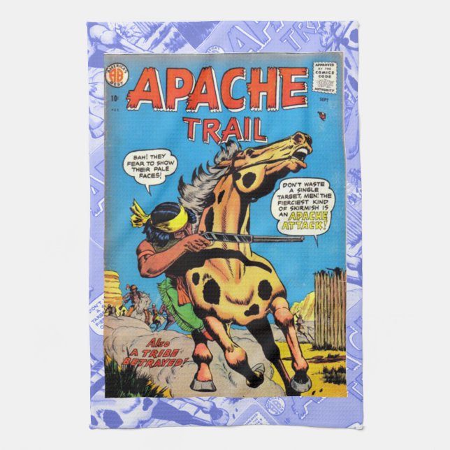 Apache Trail #1 Geschirrtuch (Vertikal)
