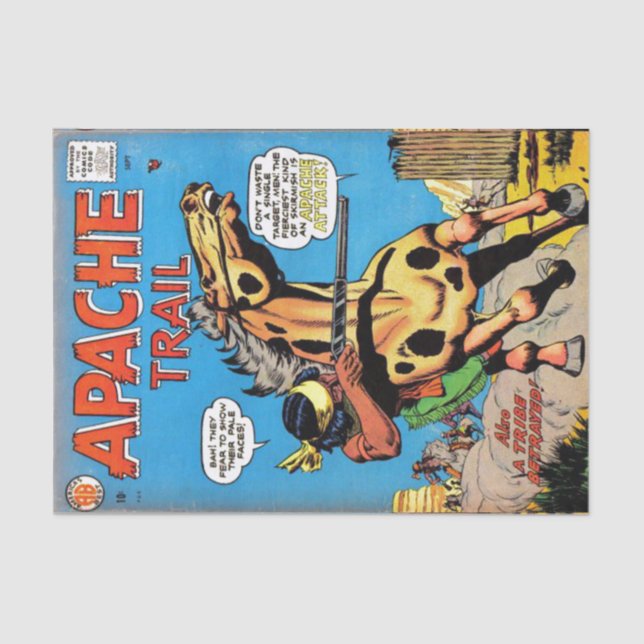 Apache Trail #1 Seidenpapier (Vorderseite)
