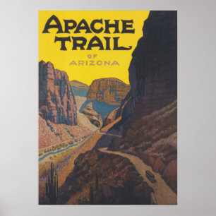 Apache Trail in Arizona Poster