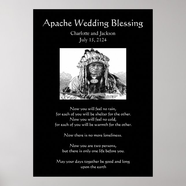 Apache Wedding Blessing Cheif Poster (Vorne)