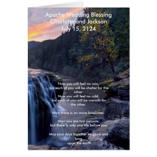 Apache Wedding Blessing River (Vorne)