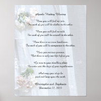 Apache Wedding Segen 11" x 14" Vintage Spitze