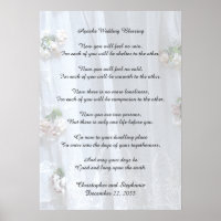 Apache Wedding Segen 20" x 28" Vintage Spitze