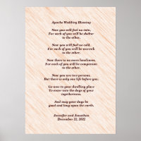 Apache Wedding Segen 20x28 Matte