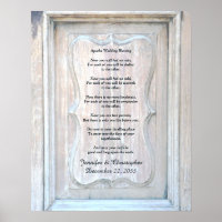 Apache Wedding Segen Altes Holz Hintergrund 16x20