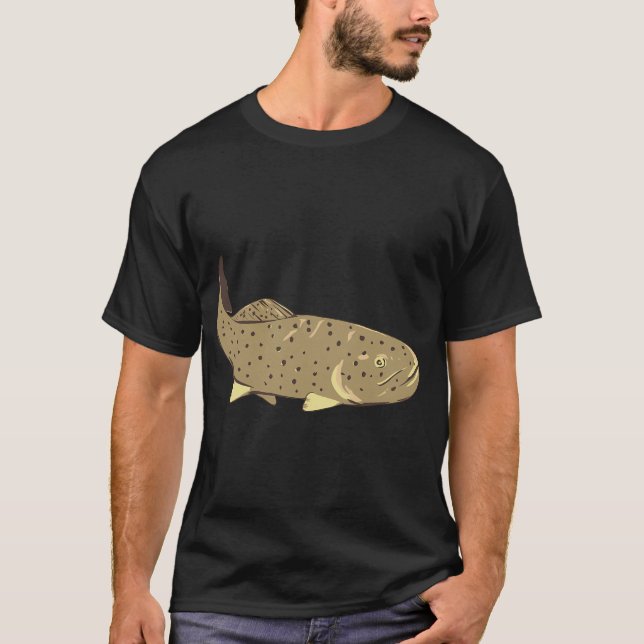 Apacheforelle Frontansicht WPA Kunst T-Shirt (Vorderseite)