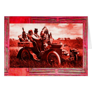 APACHEN & GERONIMO FAHREN AUTO Am Vatertag