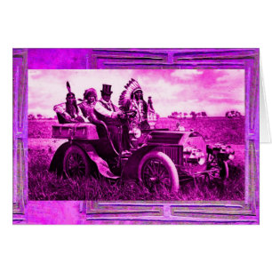 APACHEN & GERONIMO FAHREN AUTO Am Vatertag