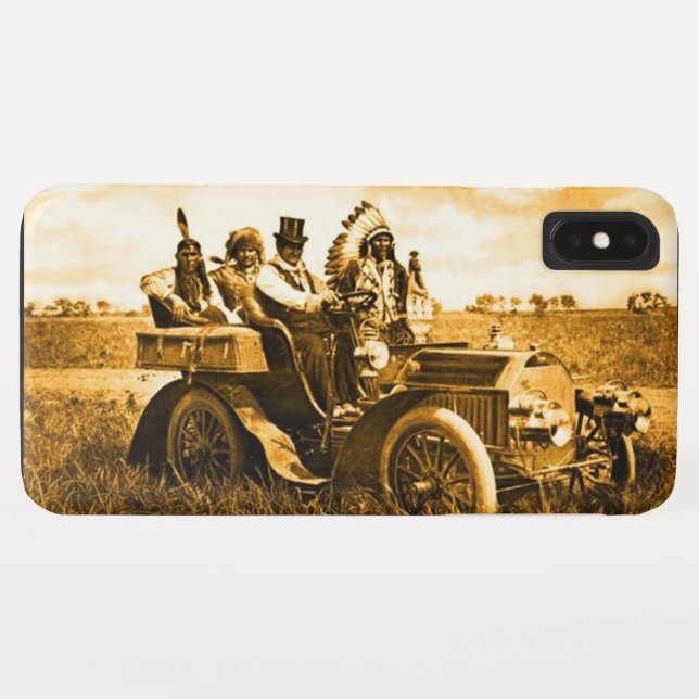 APACHES UND GERONIMO FAHREN MIT EINEM KRAFTWAGEN Case-Mate iPhone HÜLLE (Rückseite (Horizontal))