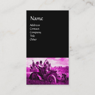 APACHES UND GERONIMO FAHREN MIT EINEM KRAFTWAGEN VISITENKARTE