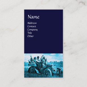 APACHES UND GERONIMO FAHREN MIT EINEM KRAFTWAGEN VISITENKARTE