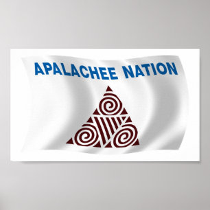 Apalachee Nation Flag Poster drucken