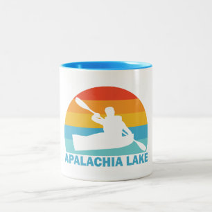 Apalachia Lake North Carolina Kayak Zweifarbige Tasse