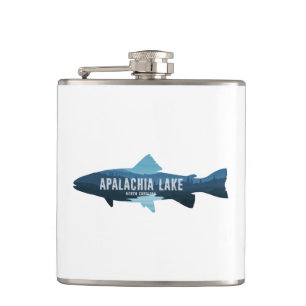 Apalachia-See North Carolina Fisch Flachmann