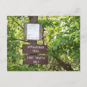 Apalachian trail postkarte