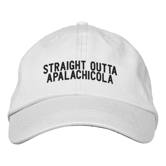 Apalachicola Florida Hat Bestickte Baseballkappe (Vorderseite)