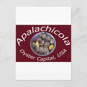 Apalachicola Oyster Hauptstadt Postkarte