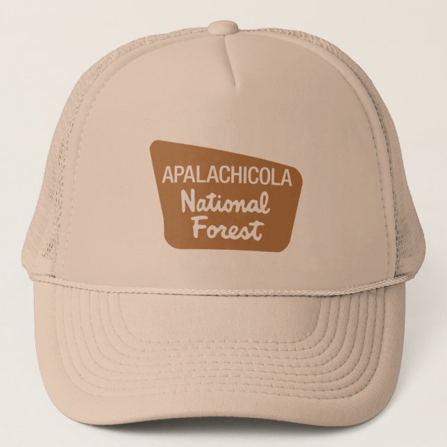 Apalachicola-staatlicher Wald (Zeichen) Truckerkappe (Vorderseite)