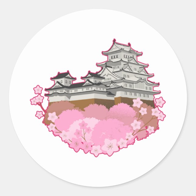 apanese Castle Sakura Spring Sticker Pack (Vorderseite)