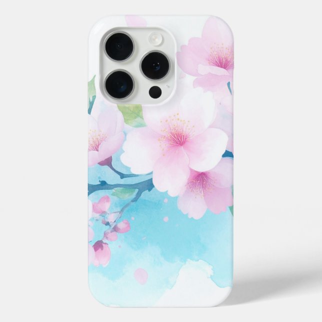 apanese Cherry Blossom iPhone Case (Rückseite)