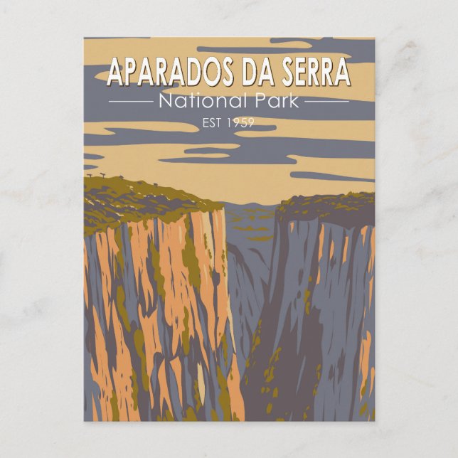 Aparados da Serra Nationalpark Brasilien Postkarte (Vorderseite)