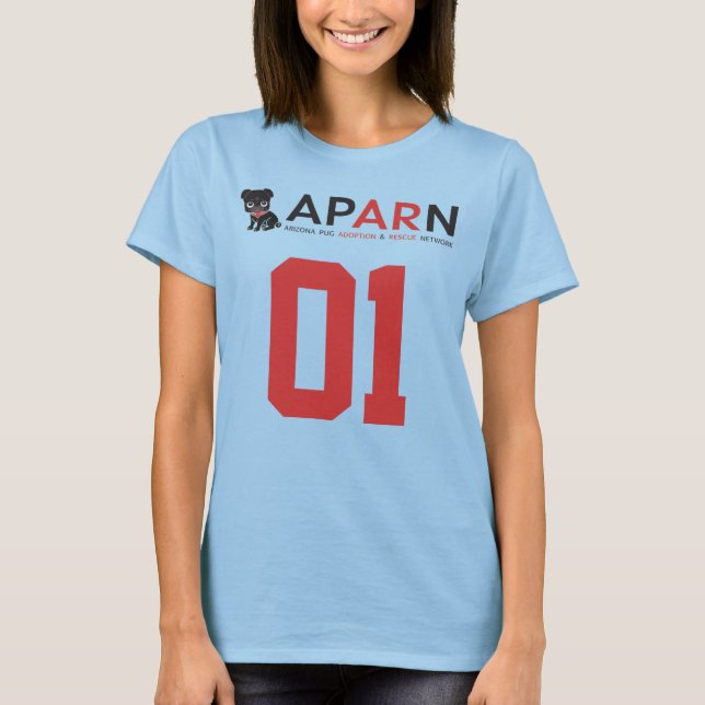 APARN-Logo Frauenfußball-T - Shirt (Vorderseite)