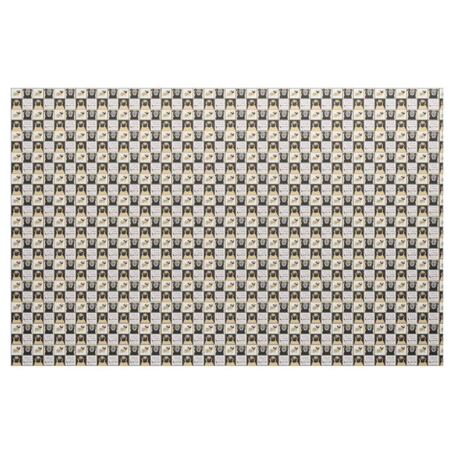 APARN Rettungs-Möpse kämmten Gewebe der Stoff (Yard (91,4 cm))