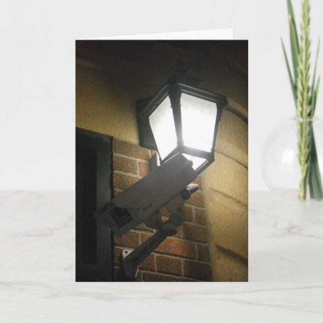 "Apartment Light & Security Camera" - Wohlfühlkart Karte (Vorderseite)