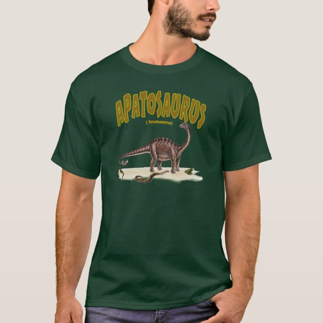Apatosaurus (Brontosaurus) T-Shirt (Vorderseite)