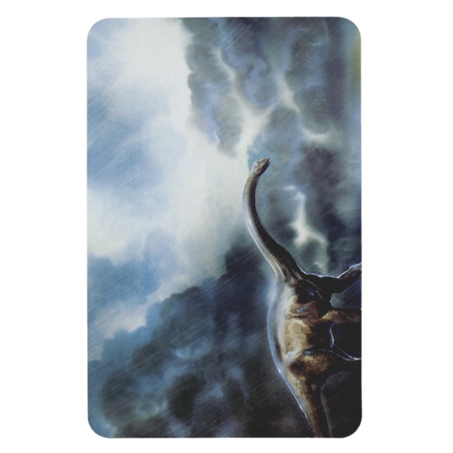 Apatosaurus oder Brontosaurus Magnet (Vertikal)