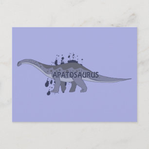 Apatosaurus Postkarte