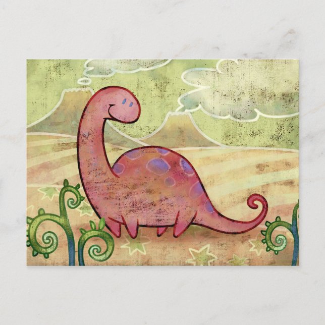 Apatosaurus Postkarte (Vorderseite)