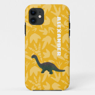 Apatosaurus Toy Dinosaurier Grün und Gelb Case-Mate iPhone Hülle