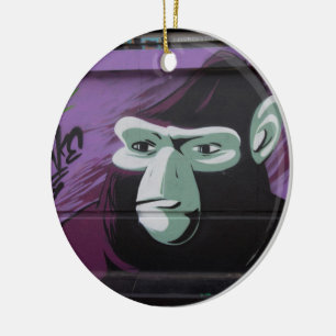 Ape Graffiti Keramikornament