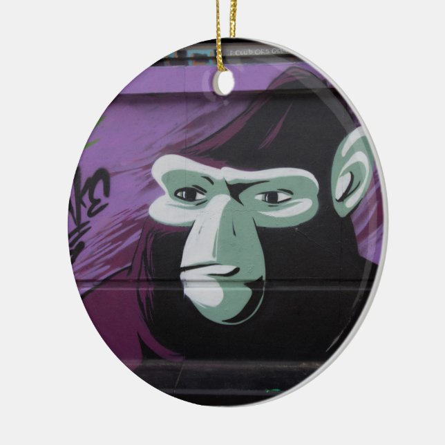 Ape Graffiti Keramikornament (Links)