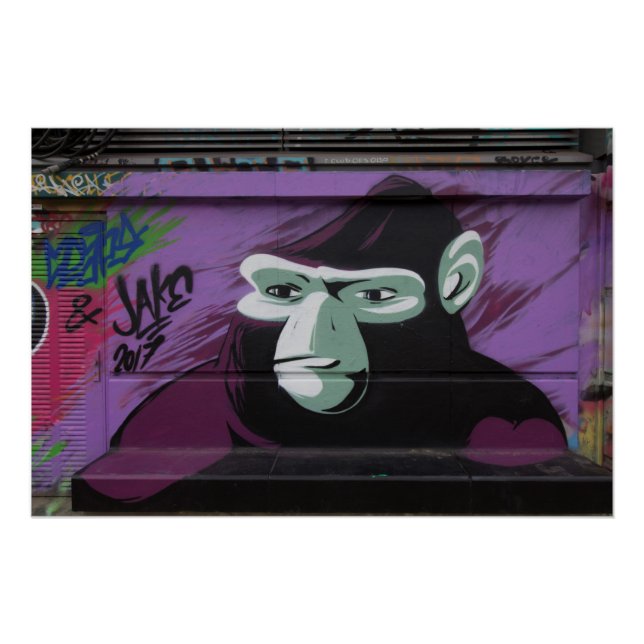 Ape Graffiti Poster (Vorderseite)