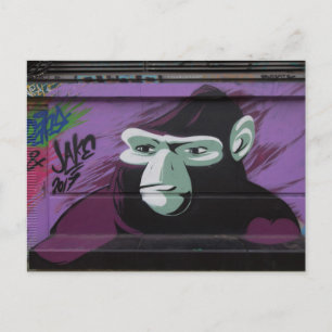 Ape Graffiti Postkarte