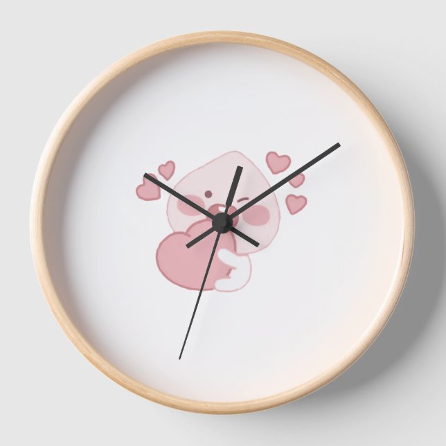 Apeach Kakao Freunde Uhr (Vorderseite)