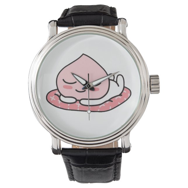 Apeach macht gerade Pause Armbanduhr (Vorderseite)