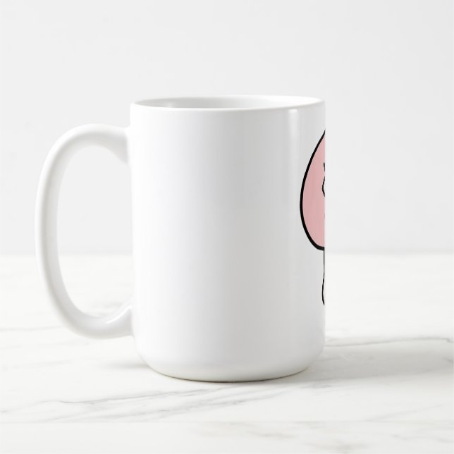 Apeach mit Eiskaffee Kaffeetasse (Links)